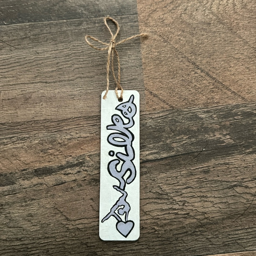 Handpainted Love Aerial Silks Bookmark